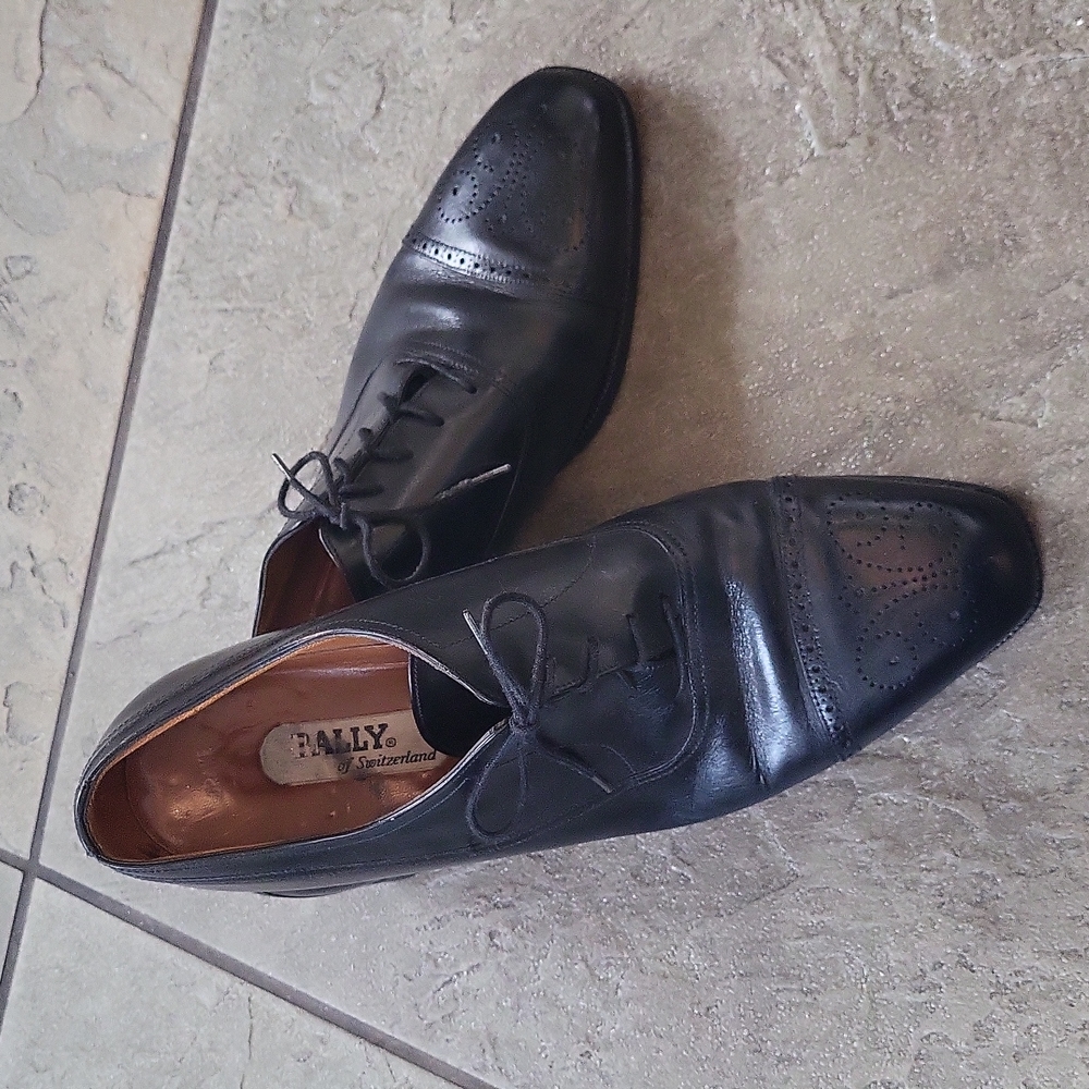 BALLY Men's Drake Black shoes  SZ 12D
